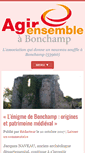 Mobile Screenshot of agir-bonchamp.fr
