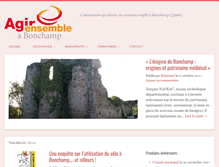 Tablet Screenshot of agir-bonchamp.fr